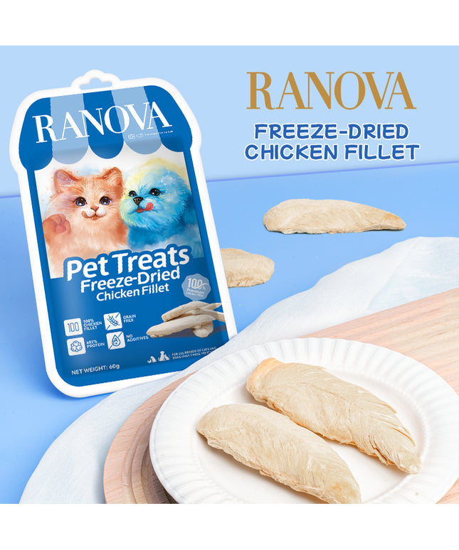 Ranova Pet Treats FREEZE-DRIED Chicken Fillet