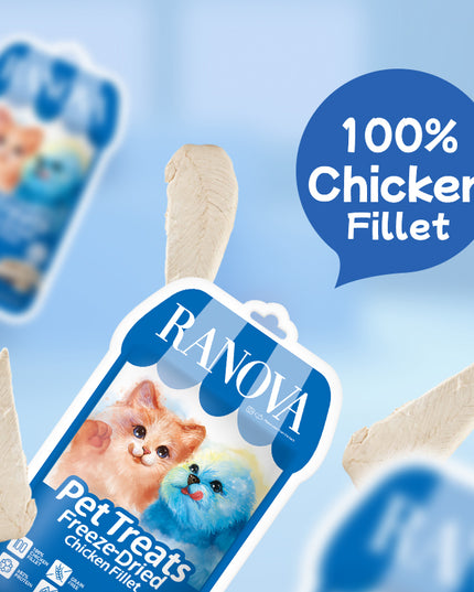 Ranova Pet Treats FREEZE-DRIED Chicken Fillet