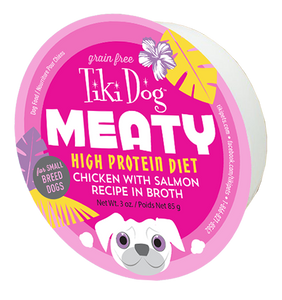 Tiki Dog™ MEATY Chicken with Salmon Recipe in Broth