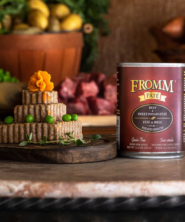 Fromm Beef & Sweet Potato PÂTÉ Dog Canned Food - 345g/12.2oz