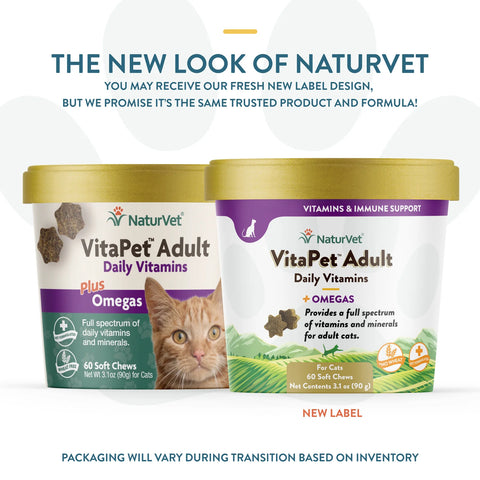 NautrVet Vitapet™ Adult Daily Vitamins Cat Soft Chews （60 soft chews）