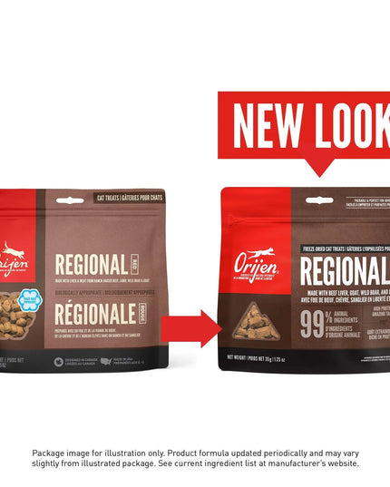 Orijen Regional Red Freeze-dried Cat Treats - 35g