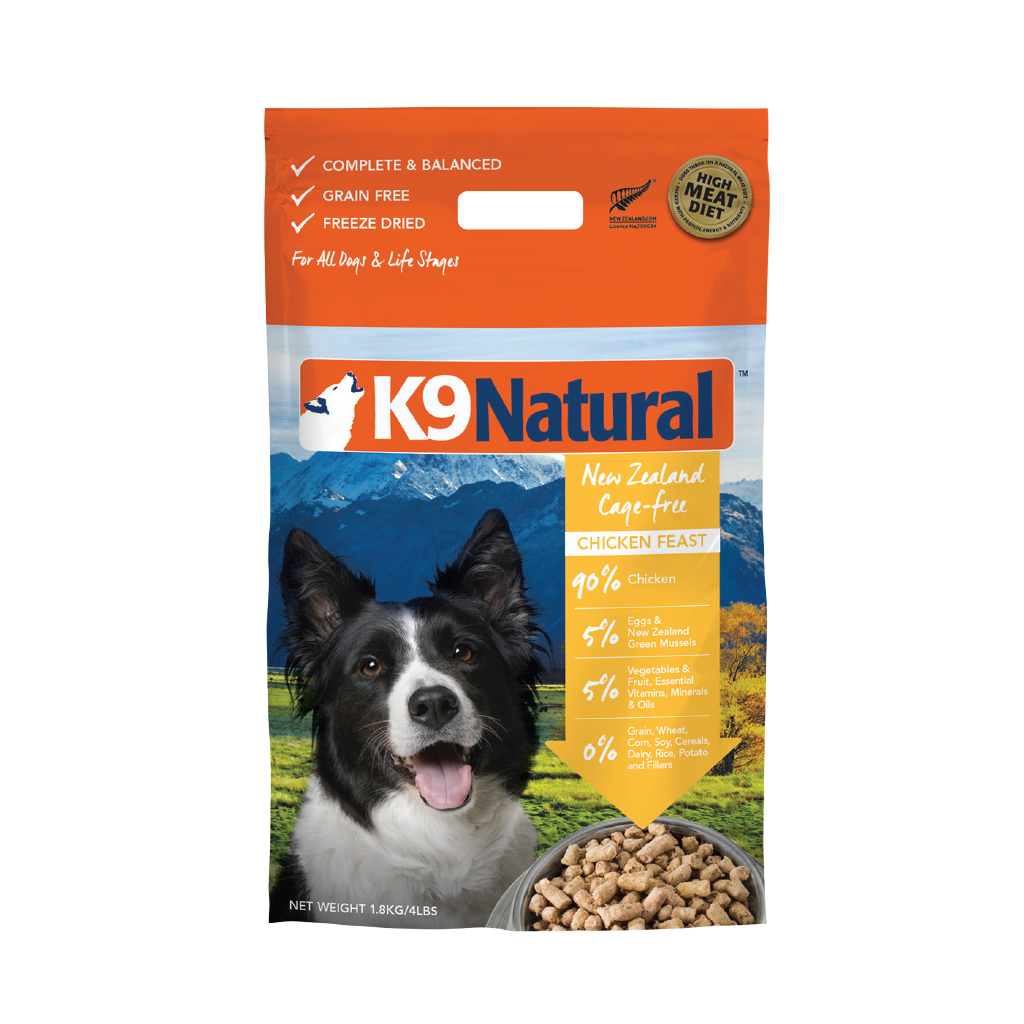 K9 Natural Chicken Feast Freeze-Dried Dog Food