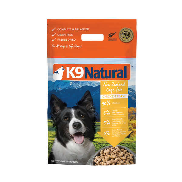 K9 Natural Chicken Feast Freeze-Dried Dog Food