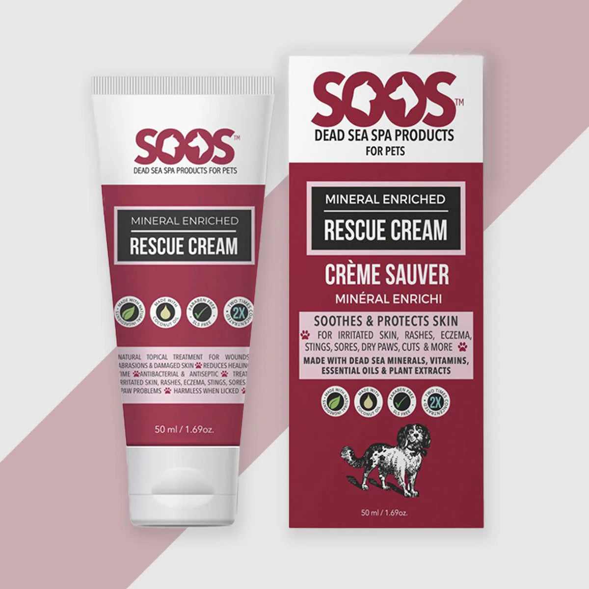 SOOS Natural Rescue Cream for Dogs & Cats