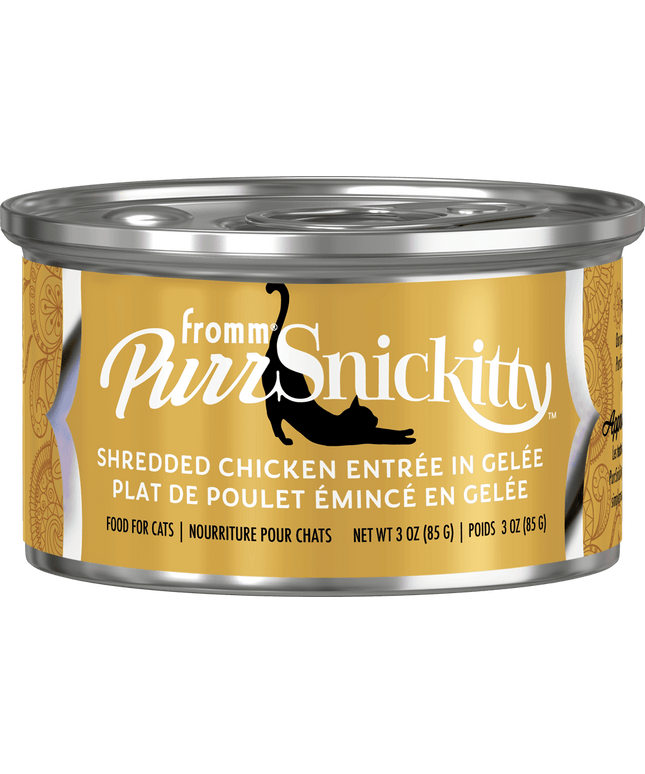 Fromm PurrSnickitty Shredded Chicken Entrée in Gelée Wet Food for Cat - 3oz
