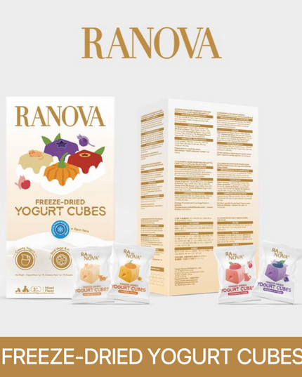 RANOVA Freeze-dried Yogurt Cubes - 40g (Mixed Flavour)