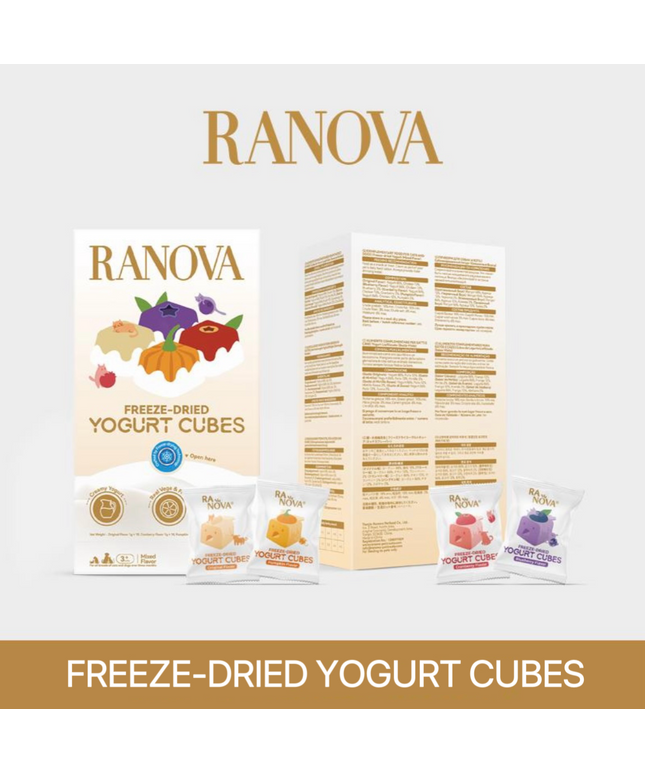 RANOVA Freeze-dried Yogurt Cubes - 40g (Mixed Flavour)