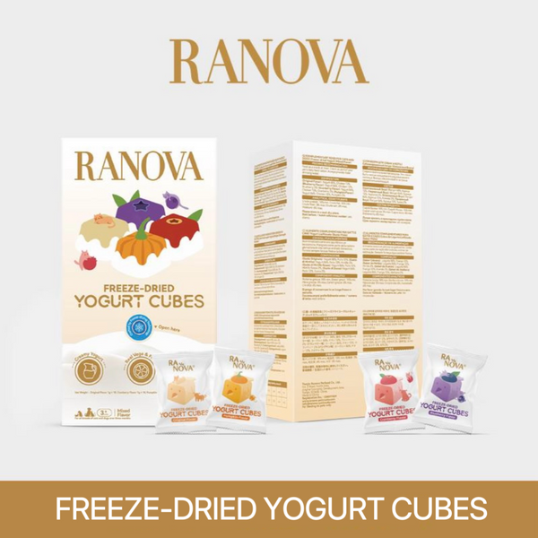 RANOVA Freeze-dried Yogurt Cubes (Mixed Flavour) 40g