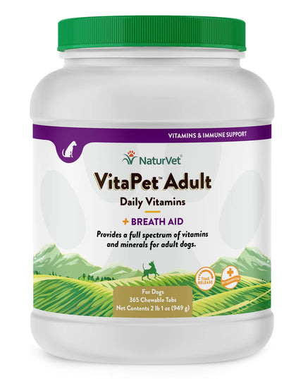 NaturVet VitaPet™ Adult Daily Vitamins Chewable Tablets - 3 Size