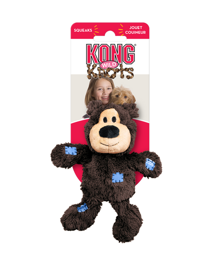 KONG Wild Knots Bear Dog Toy - 3 Sizes