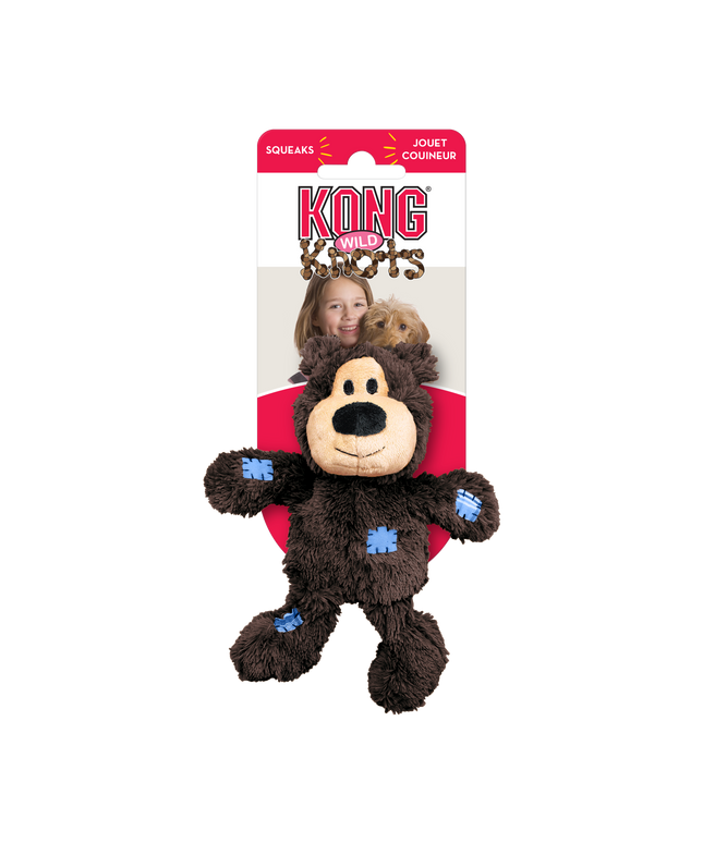 KONG Wild Knots Bear Dog Toy - 3 Sizes