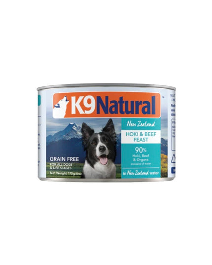 K9 Natural Hoki & Beef Feast Canned Dog Food - 2 Sizes