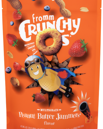 Fromm Crunchy Peanut Butter Jammers Flavor Dog Treats - 170g/6oz