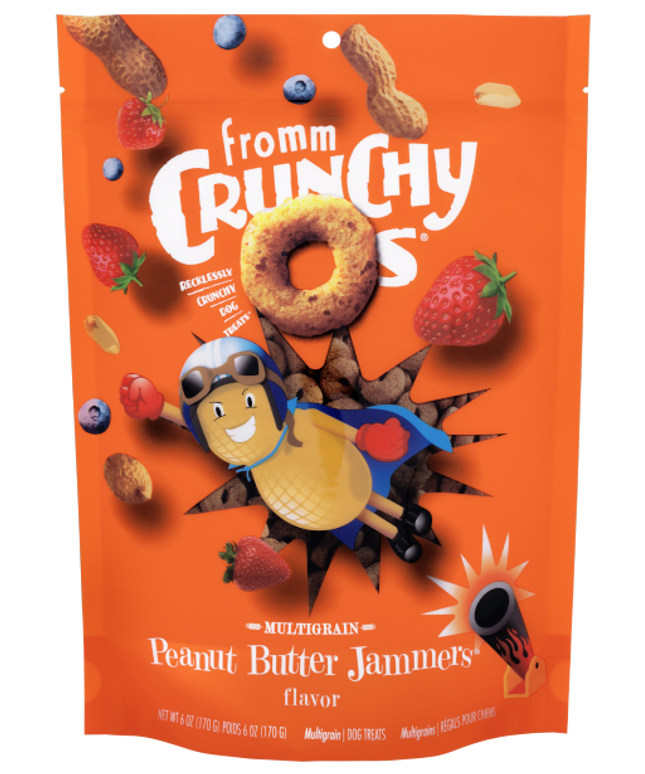 Fromm Crunchy Peanut Butter Jammers Flavor Dog Treats - 170g/6oz