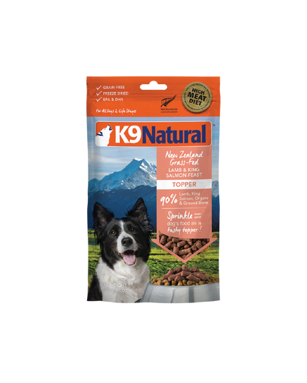 K9 Natural Lamb & King Salmon Feast Freeze-Dried Dog Food - 4 Sizes