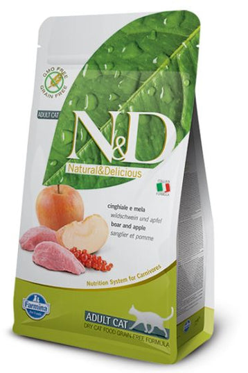 Farmina N&D Prime Boar & Apple Cat Food - 1.5kg