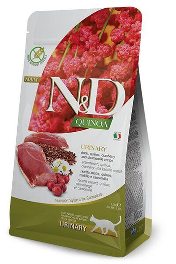 Farmina N&D Quinoa Urinary Duck Cat Food -  5kg