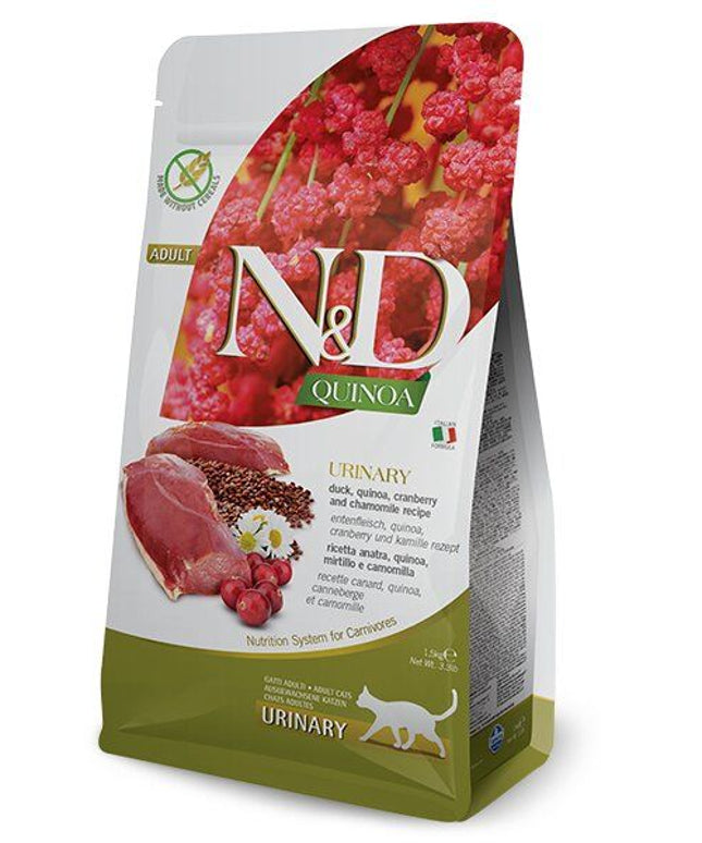 Farmina N&D Quinoa Urinary Duck Cat Food -  5kg