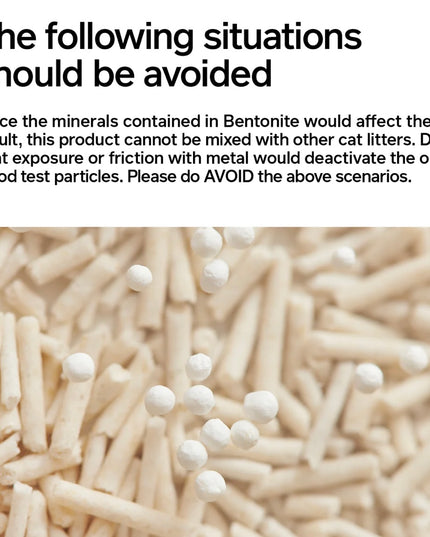 Pidan Tofu Cat Litter with Blood Test Particles