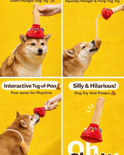 PurLab Toilet plug Dog Toy