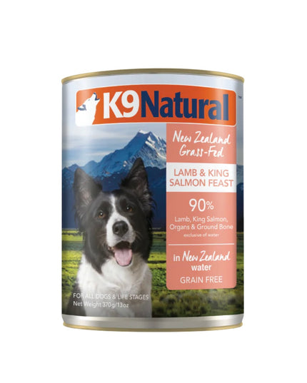 K9 Natural Lamb & King Salmon Feast Canned Dog Food - 2 Sizes