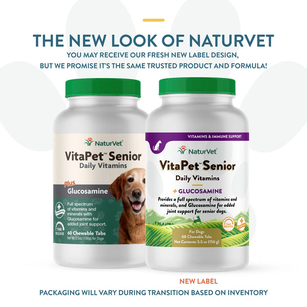 Natural Vet VitaPet™ Senior Daily Vitamins Chewable Tablets