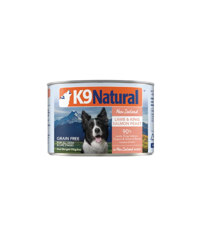 K9 Natural Lamb & King Salmon Feast Canned Dog Food - 2 Sizes