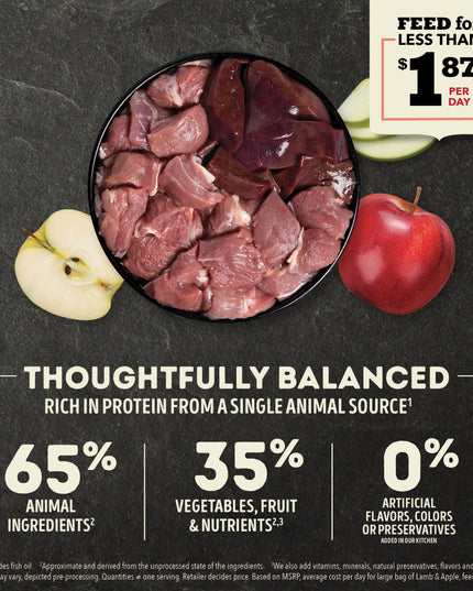 Acana Singles, Lamb with Apple Recipe for Dog