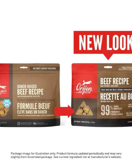 Orijen Freeze-dried Dog Treats Beef Recipe - 92g