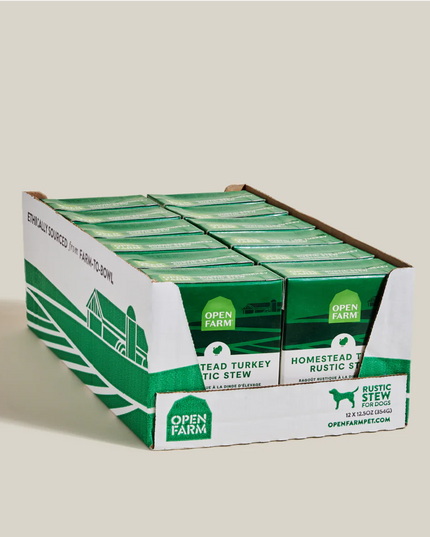 Open Farm Homestead Turkey Rustic Stew Wet Dog Food - 354g/12.5oz