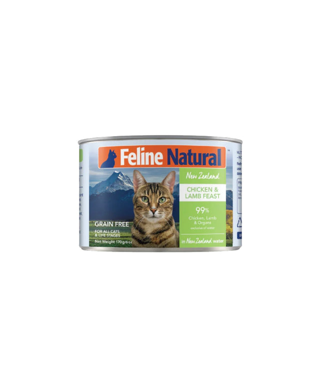 Feline Natural Chicken & Lamb Feast Canned Cat Food - 2 Sizes