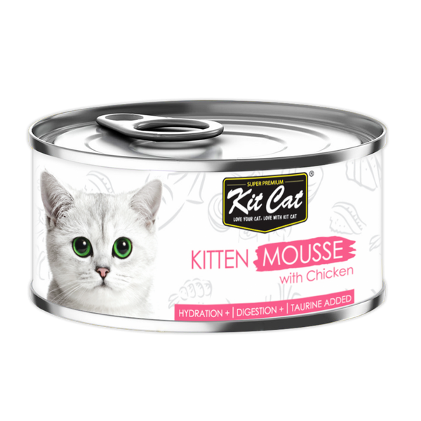 KitCat Kitten Mousse Canned Food for Cat 80g