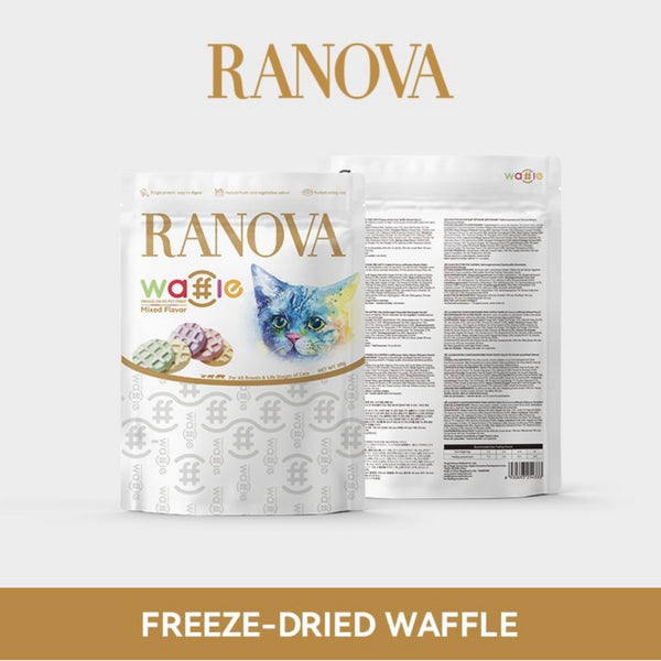 RANOVA Freeze-dried Chicken Waffle (60g Mix Flavour)