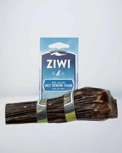 ZIWI® Peak Venison Shank Wrapped in Beef Esophagus Dog Chews - 2 Sizes