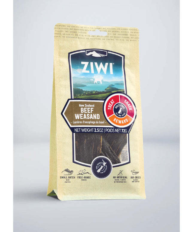 ZIWI® Peak Beef Weasand Dog Chews - 72g/2.5oz