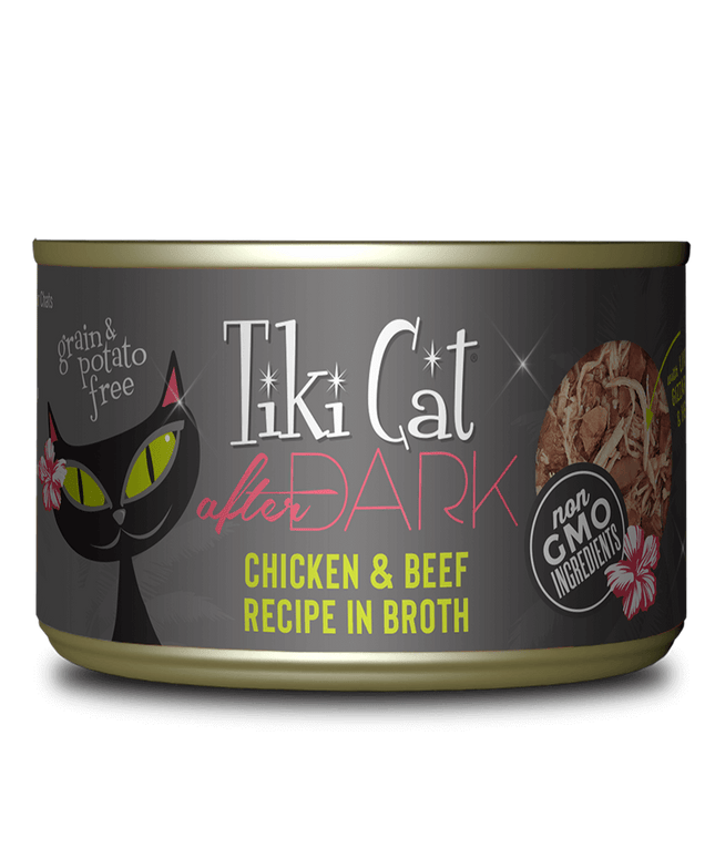 Tiki Cat® After Dark™ Whole Foods Chicken & Beef - 2.8oz/80g