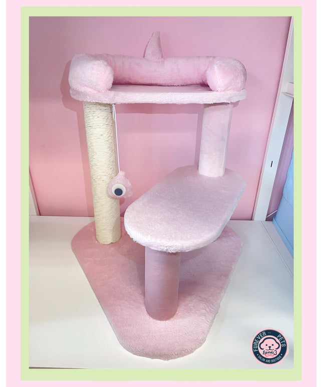 One for Pet - Pink Monster Cat Post