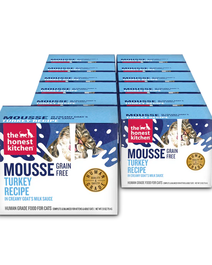 The Honest Kitchen Grain Free Turkey Mousse in Goat's Milk Cat Wet Food - 2.8oz/79.4g