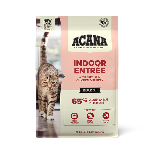 Acana Indoor Entrée Recipe with Poultry & Fish Cat Dry Food