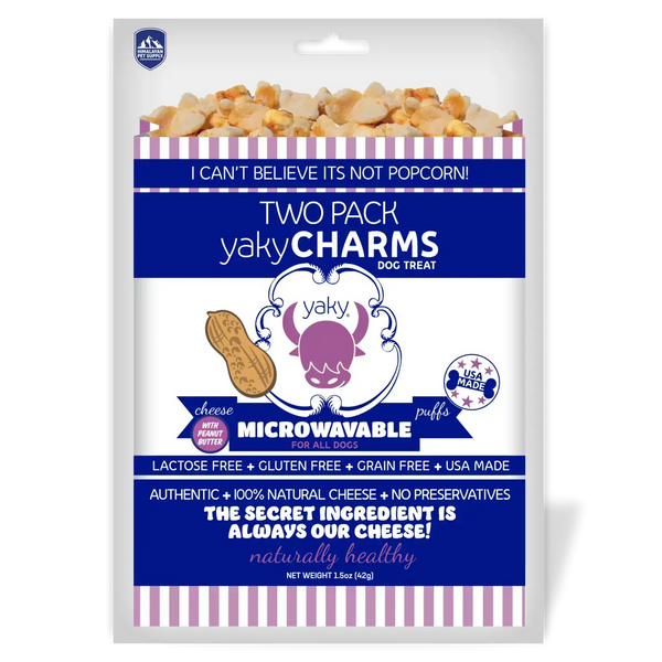 Yaky Charms Cheese Popcorn Treat for Dog