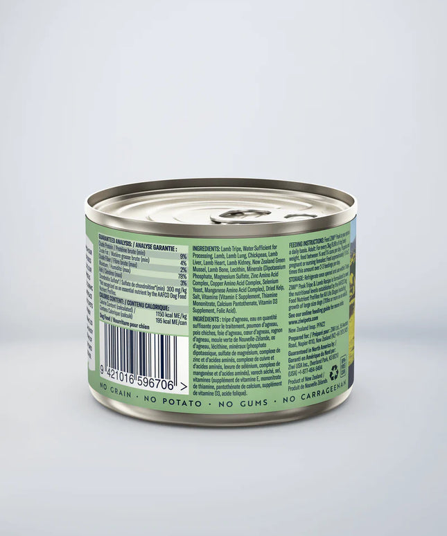 ZIWI® Peak Tripe & Lamb Dog Canned Food