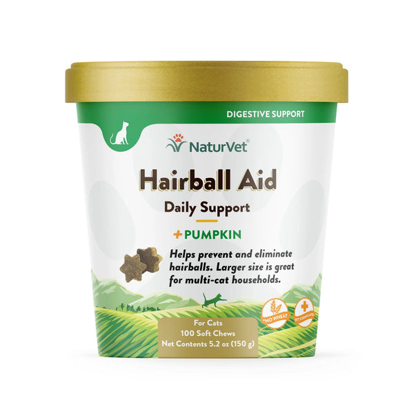 NaturVet Hairball Aid with Pumpkin