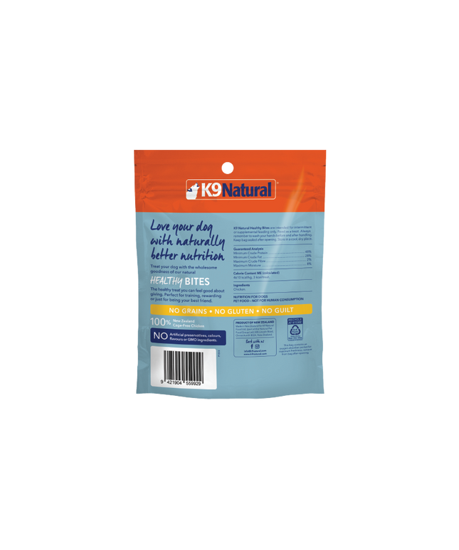 K9 Natural Chicken Healthy Bites Dog Treats - 50g