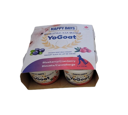 Happy Days YoGoat with Blueberry and Cranberry - 2 Sizes