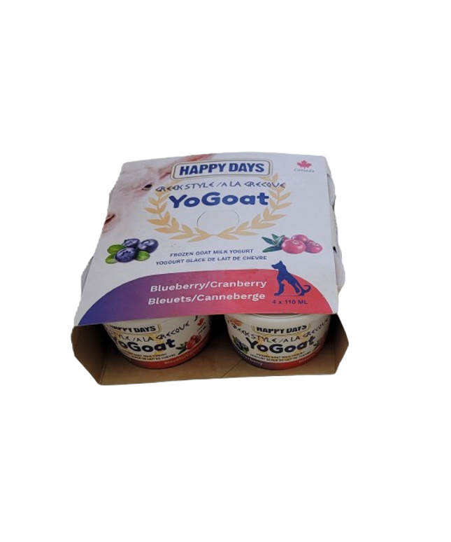 Happy Days YoGoat with Blueberry and Cranberry - 2 Sizes