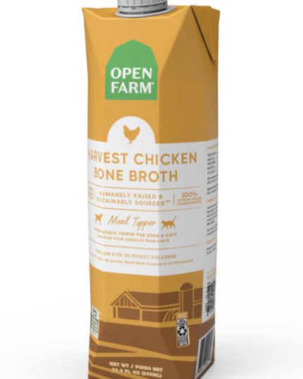 Open Farm Harvest Chicken Bone Broth Meal Topper - 2 Sizes