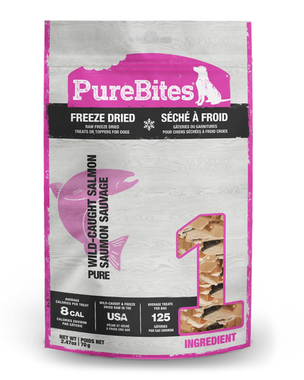 PureBites Freeze Dried Dog Treats - Salmon