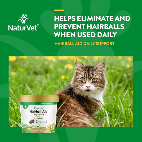 NaturVet Hairball Aid with Pumpkin