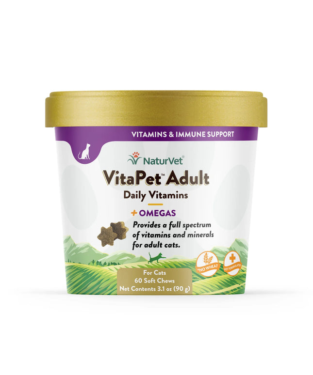 NautrVet Vitapet™ Adult Daily Vitamins Cat Soft Chews - 60ct